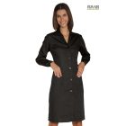 Fekete hosszú ujjú Donna köpeny