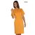 Sárgabarack színű rövid ujjú Donna köpeny