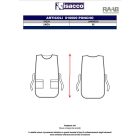 Bordó unisex ujjatlan poncsó