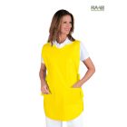 Sárga, ujjatlan unisex poncsó