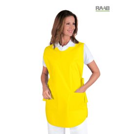 Sárga, ujjatlan unisex poncsó