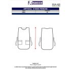 Zöld unisex ujjatlan poncsó