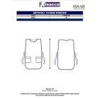 Zöld unisex ujjatlan poncsó