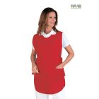 Piros ujjatlan unisex poncsó