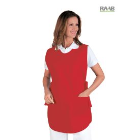 Piros ujjatlan unisex poncsó