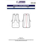 Kingston uniszex ujjatlan csíkos poncsó Pinstripe