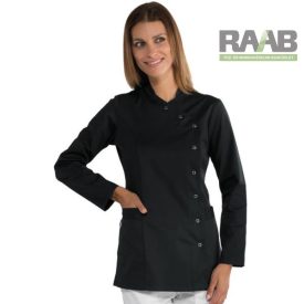 Nizza - patentos hosszú ujjú tunika - fekete