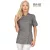 Nizza tunika rövid  ujjú - super dry szürke