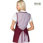 Papeete kötény Bordeaux+Bordeaux csíkos