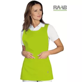 Egyszínű kötény/tunika almazöld