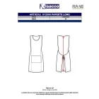 PAPEETE LONG kötény natural