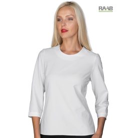 Granada sztreccs fehér póló - 3/4 ujjú