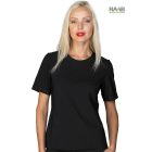 Granada sztreccs fekete póló - rövid ujjú