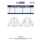 Deborah gallér nélküli blézer - kék