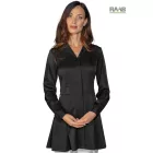 Rivoli sztreccs hosszú ujjú köpeny - fekete