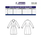 Rivoli sztreccs hosszú ujjú köpeny - fekete