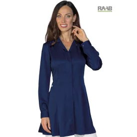 Rivoli sztreccs hosszú ujjú köpeny - mélykék