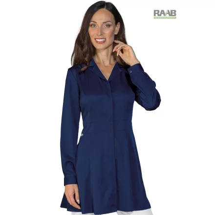 Rivoli sztreccs hosszú ujjú köpeny - mélykék