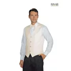 Krémszínű unisex mellény