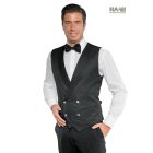 Gilet - unisex fekete mellény