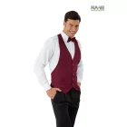 Bolero mellény - bordó