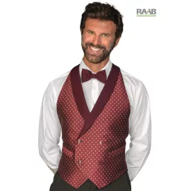 Murano bordó egyméretes, unisex boleró-mellény