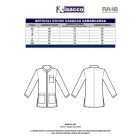 Samarcanda köpeny fekete sztreccs, rövid ujjú - unisex