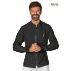 Samarcanda köpeny fekete sztreccs, passzés ujjvéggel - unisex