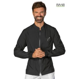   Samarcanda köpeny fekete sztreccs, passzés ujjvéggel - unisex