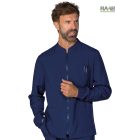 Samarcanda köpeny kék sztreccs, gumis ujjvéggel - unisex