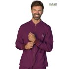 Samarcanda köpeny püspöklila sztreccs, passzés ujjvéggel - unisex