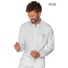 Samarcanda köpeny fehér sztreccs, gumis ujjvéggel - unisex