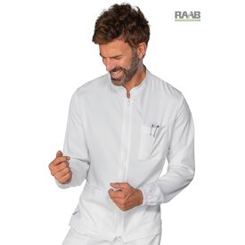   Samarcanda köpeny fehér sztreccs, gumis ujjvéggel - unisex