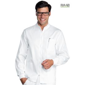   Samarcanda köpeny fehér sztreccs, passzés ujjvéggel - unisex