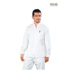 Samarcanda köpeny fehér gumis ujjvéggel - unisex