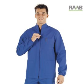 Samarcanda köpeny műtős kék passzés ujjvéggel - unisex