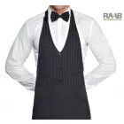 Garcon kötény fekete, Liverpool csíkos felsőrésszel 