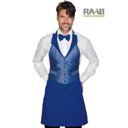 Elegáns kék mintás Victor kötény 
