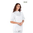 Dentista fehér rövid köpeny, rövid ujjú - unisex