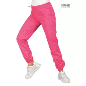 Fuxia színű unisex nadrág gumírozott bokarésszel