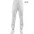 Sztreccs fehér, unisex nadrág gumis bokarésszel