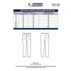 Sztreccs unisex nadrág -fekete