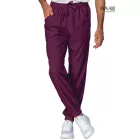 Sztreccs unisex nadrág gumis bokarésszel - püspöklila