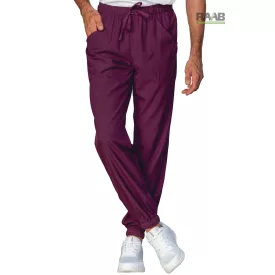 Sztreccs unisex nadrág gumis bokarésszel - püspöklila