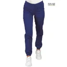 Sötétkék unisex nadrág gumírozott bokarésszel