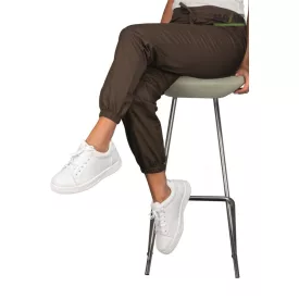 Kakaó színű unisex nadrág gumírozott bokarésszel