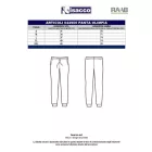 Olimpia elasztikus passzés nadrág - fehér