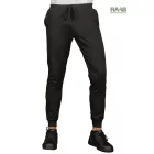 Olimpia elasztikus passzés nadrág - fekete