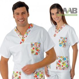 Bohócmintás unisex  tunika-ing