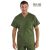 Egyszínű Collo unisex orvosi/műtős ing - militari zöld